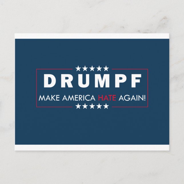 Postal Anti-Trump (Anverso)