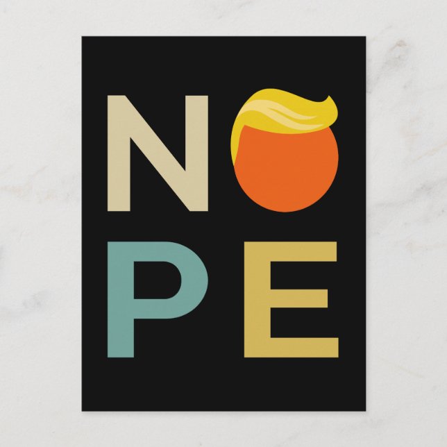 Postal Anti-Trump - Edición No III (Anverso)