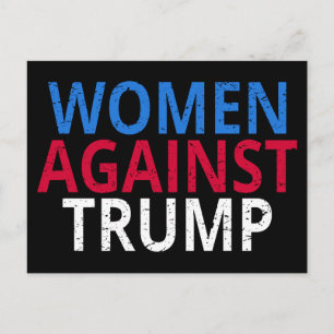 Postal Anti-Trump - Las mujeres contra Trump