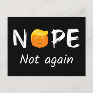 Postal Anti-Trump - No, no más edición de Halloween II