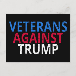 Postal Anti-Trump - Veteranos Contra Trump