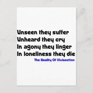 Postal Anti-Vivisección