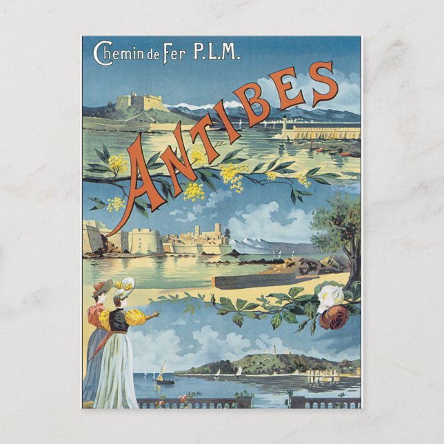 Postal Antibes (Anverso)