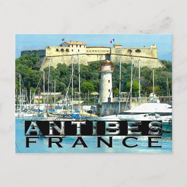 Postal Antibes (Anverso)