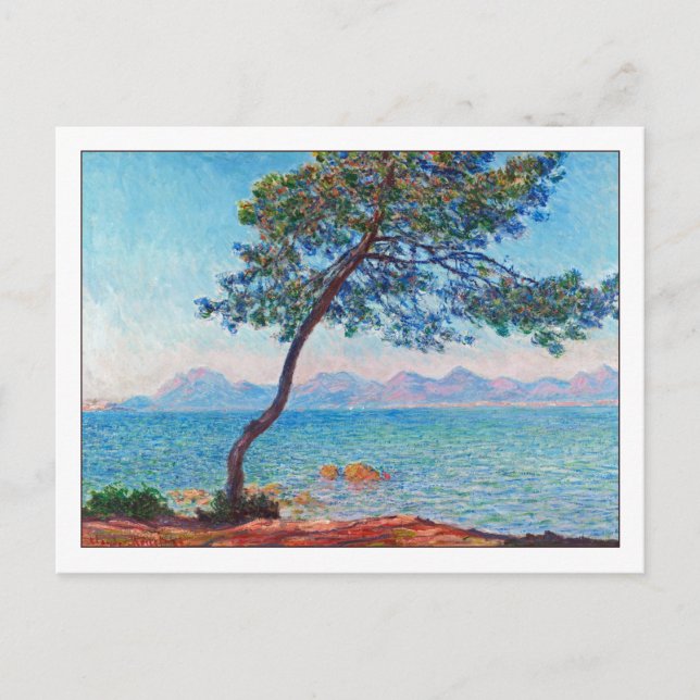 Postal Antibes de Monet (Anverso)