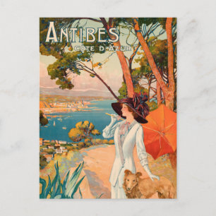 Postal Antibes, Francia