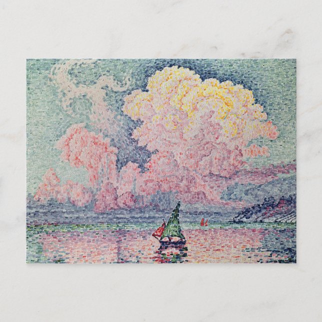 Postal Antibes, la nube rosa, 1916 (Anverso)