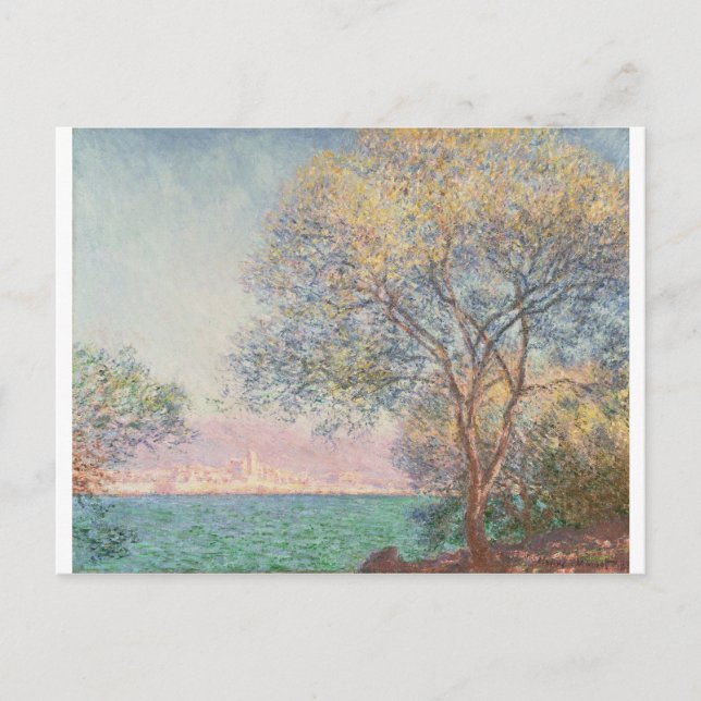 Postal Antibes, por la mañana (1888) (Anverso)