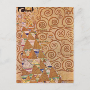 Postal Anticipación de Gustav Klimt