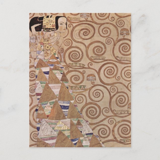 Postal Anticipación del ~ de Klimt (Anverso)