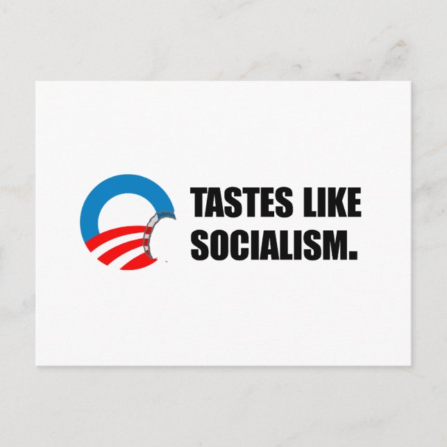 Postal AnticorObama "chispeante" - Gustos como el sociali (Anverso)