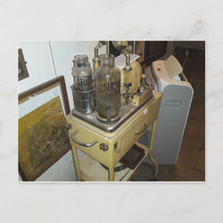 Postal anticuado equipo de médico espeluznante Postcard