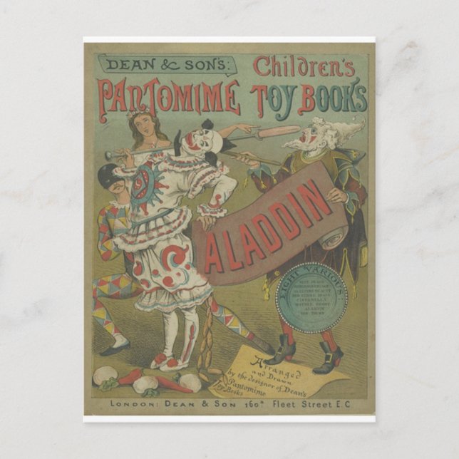 POSTAL ANTIGO CARTAZ DE CIRCO (Anverso)