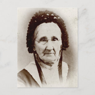 Postal Antigua abuela retrato de moda