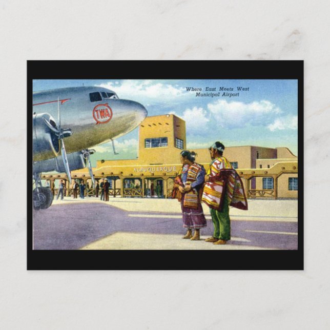 Postal antigua - Albuquerque, Nuevo México (Anverso)