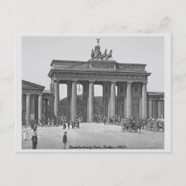 Postal Antigua Alemania Puerta de Brandenburgo c1900 Berl