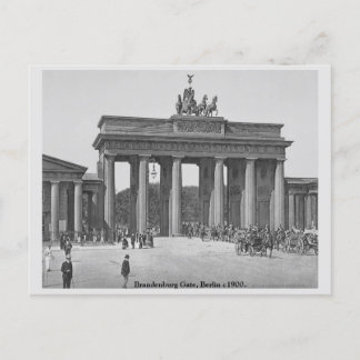 Postal Antigua Alemania Puerta de Brandenburgo c1900 Berl