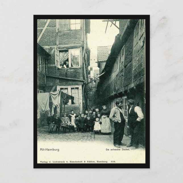 Postal antigua - Alt Hamburg (Anverso)
