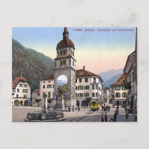Postal antigua - Altdorf, Uri. Suiza