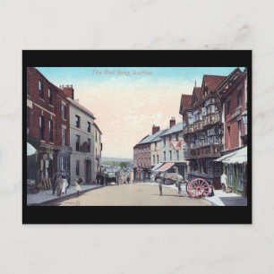 Postal antigua - Anillo toro, Ludlow, Shropshire