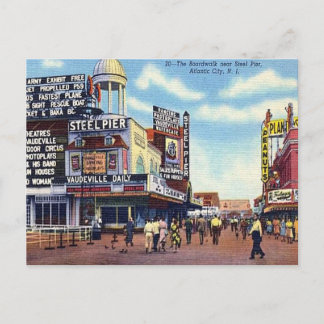 Postal antigua - Atlantic City, New Jersey, EE. UU