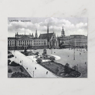 Postal antigua - Augustusplatz, Leipzig