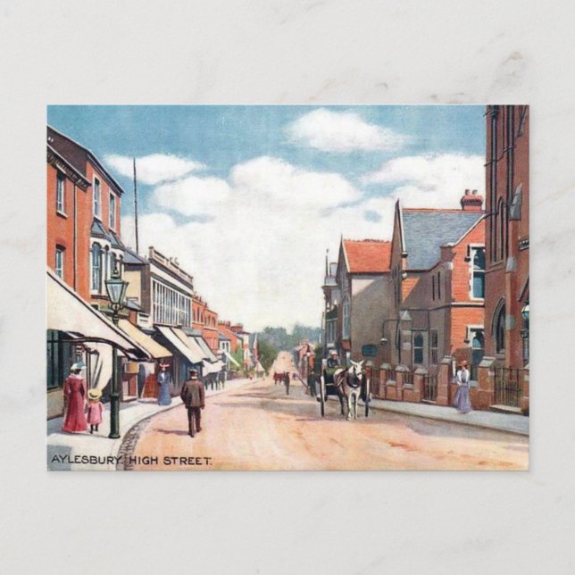 Postal antigua - Aylesbury, Buckinghamshire (Anverso)