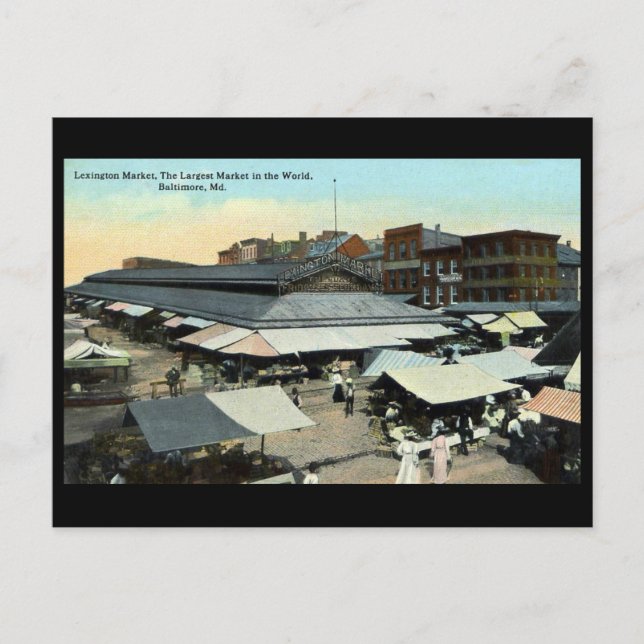 Postal antigua - Baltimore, Maryland, Estados Unid (Anverso)