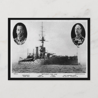 Postal antigua - Battleship HMS Ajax
