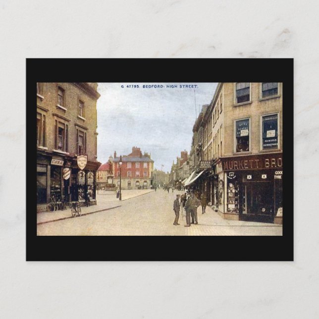 Postal antigua, Bedford High Street (Anverso)