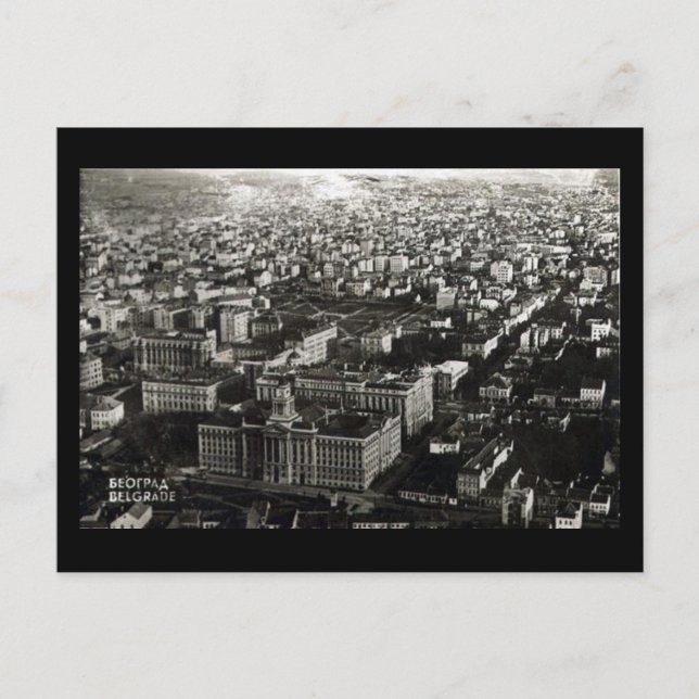 Postal antigua - Belgrado (Anverso)