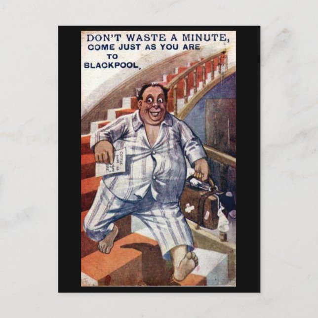 Postal antigua - Blackpool, Lancashire (Anverso)