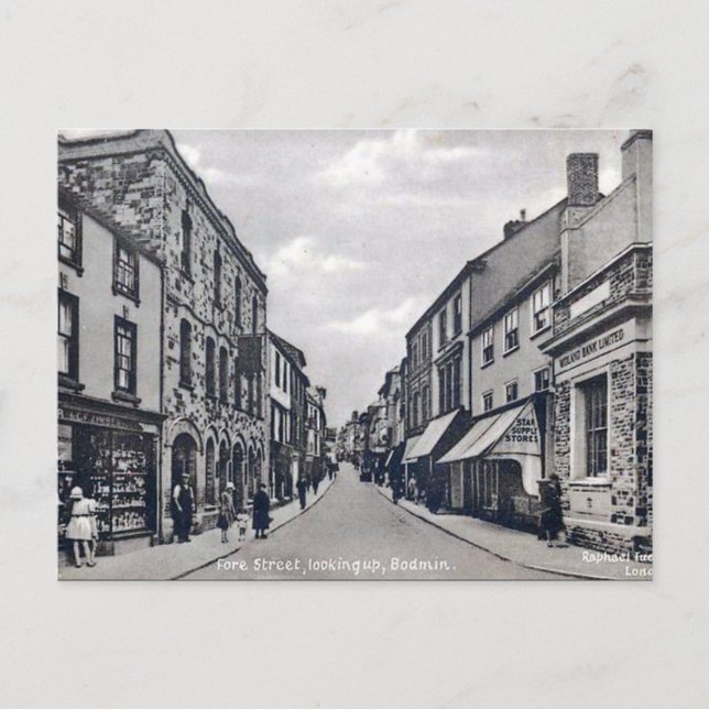 Postal antigua - Bodmin, Cornwall (Anverso)