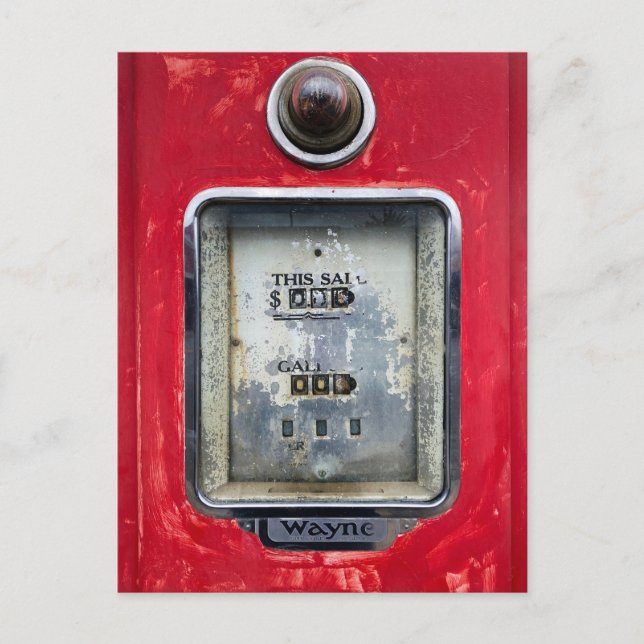 Postal Antigua bomba de gas (Anverso)