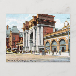 Postal antigua - Boston, Massachusetts, Estados Un
