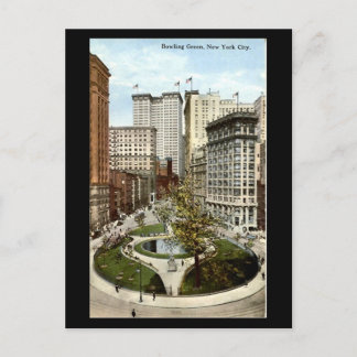 Postal antigua - Bowling Green, Nueva York