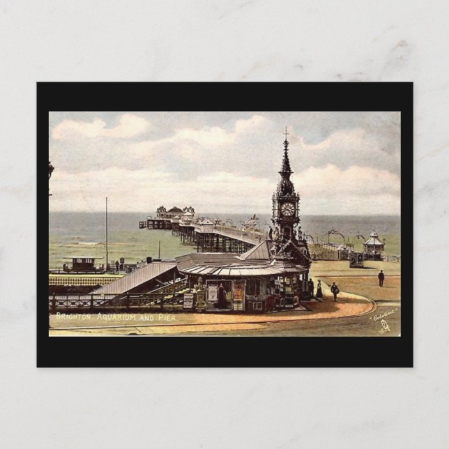 Postal antigua - Brighton Pier (Anverso)
