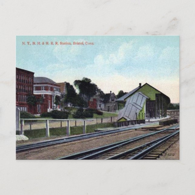 Postal antigua - Bristol, Connecticut, Estados Uni (Anverso)