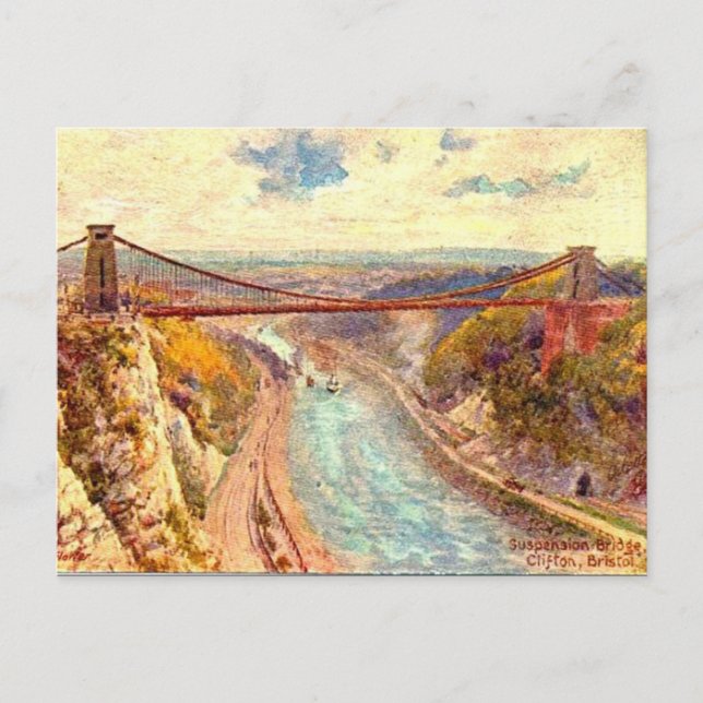 Postal antigua - Bristol, Inglaterra (Anverso)