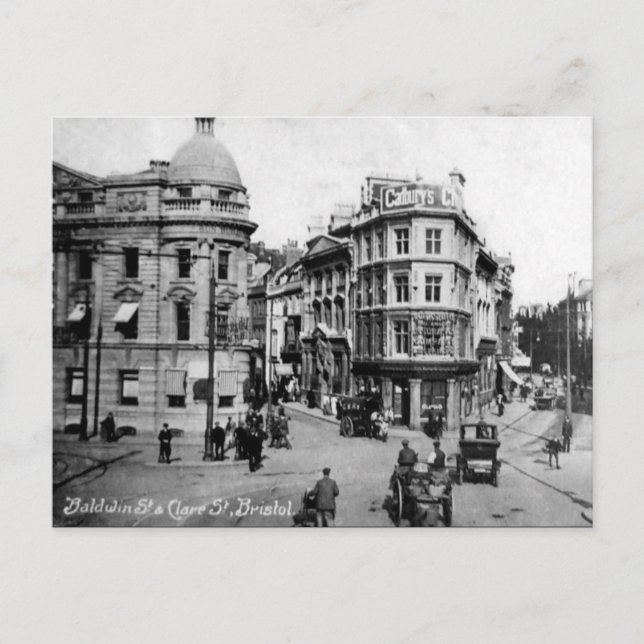 Postal antigua - Bristol, Inglaterra (Anverso)