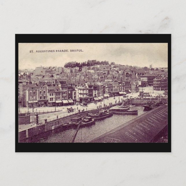 Postal antigua - Bristol, Inglaterra (Anverso)