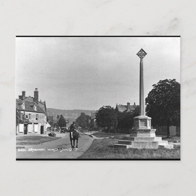 Postal antigua - Broadway, Worcestershire (Anverso)