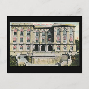Postal antigua - Bronx, Ayuntamiento, 1913