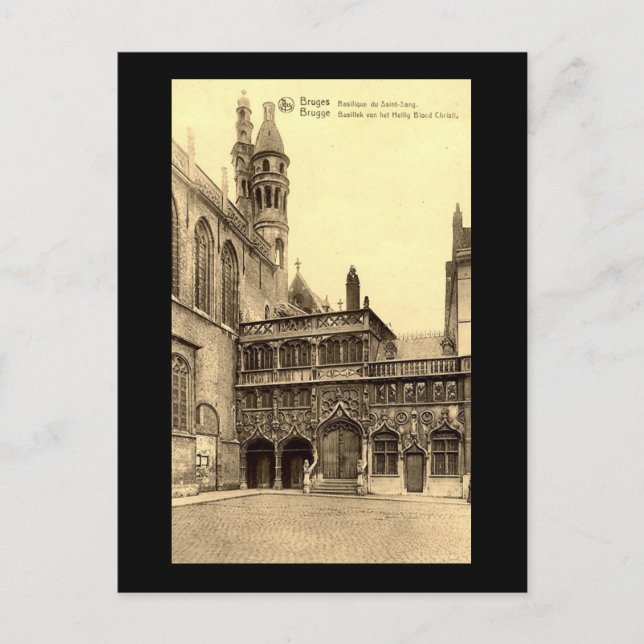 Postal antigua, Brujas (Anverso)