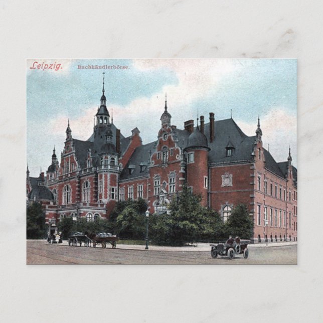 Postal antigua - Buchhändlerbörse, Leipzig (Anverso)