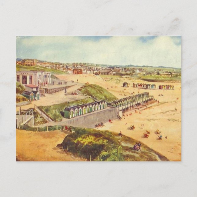 Postal antigua - Bude, Cornwall (Anverso)