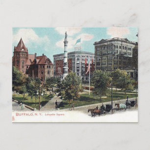 Postal antigua - Búfalo, Nueva York, Estados Unido