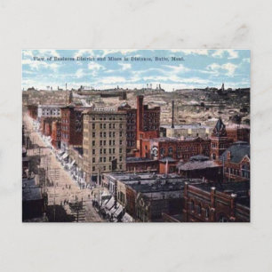 Postal antigua - Butte, Montana, Estados Unidos