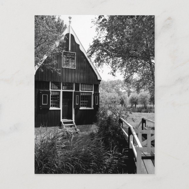 Postal Antigua cabaña holandesa (Anverso)