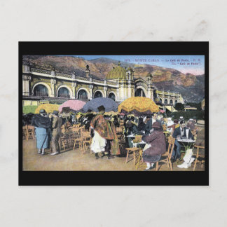 Postal antigua - Café de París, Monte Carlo